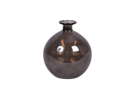 Smokey Ball Vase - Black