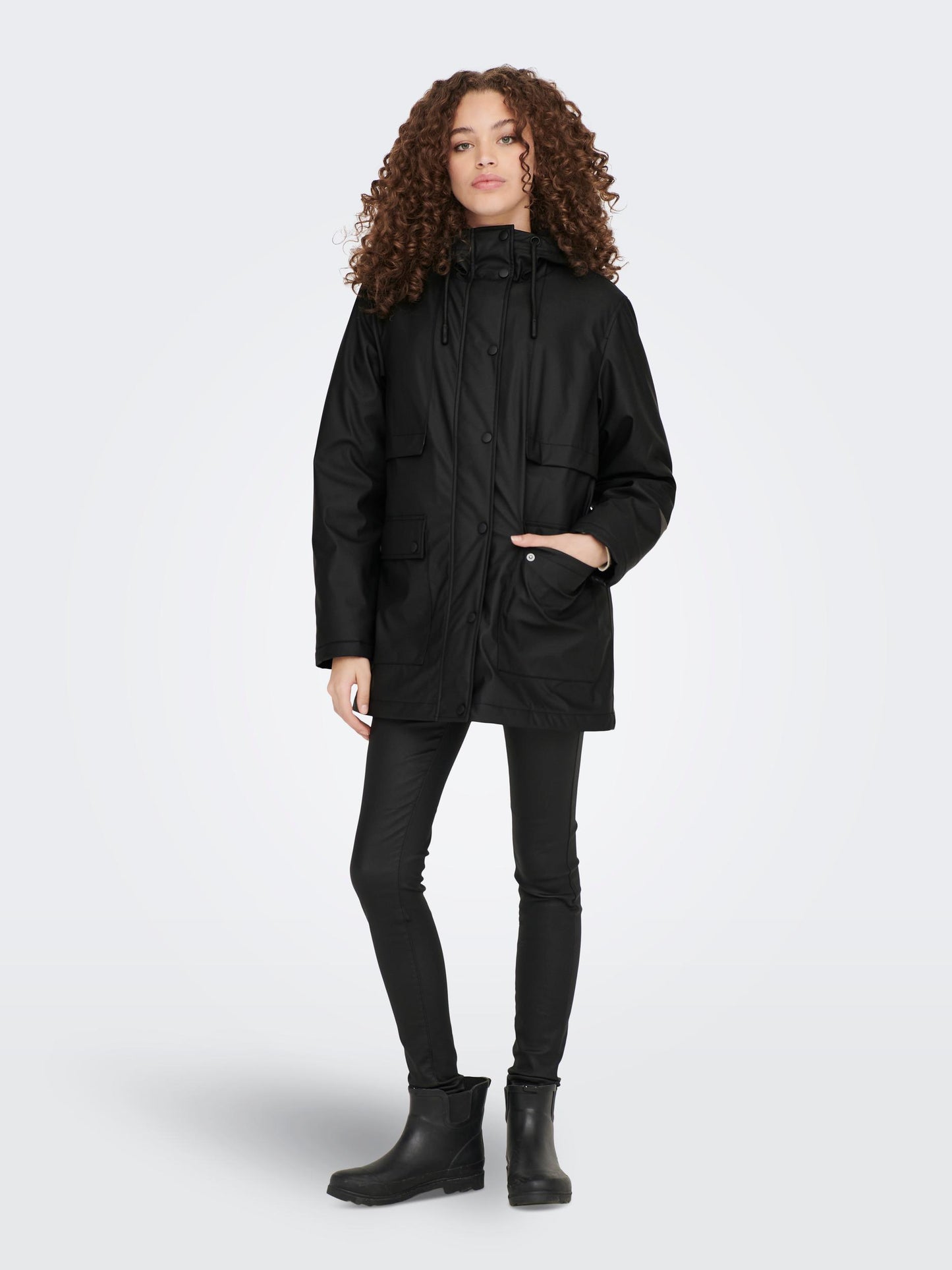 Maximus Teddy Raincoat - Black