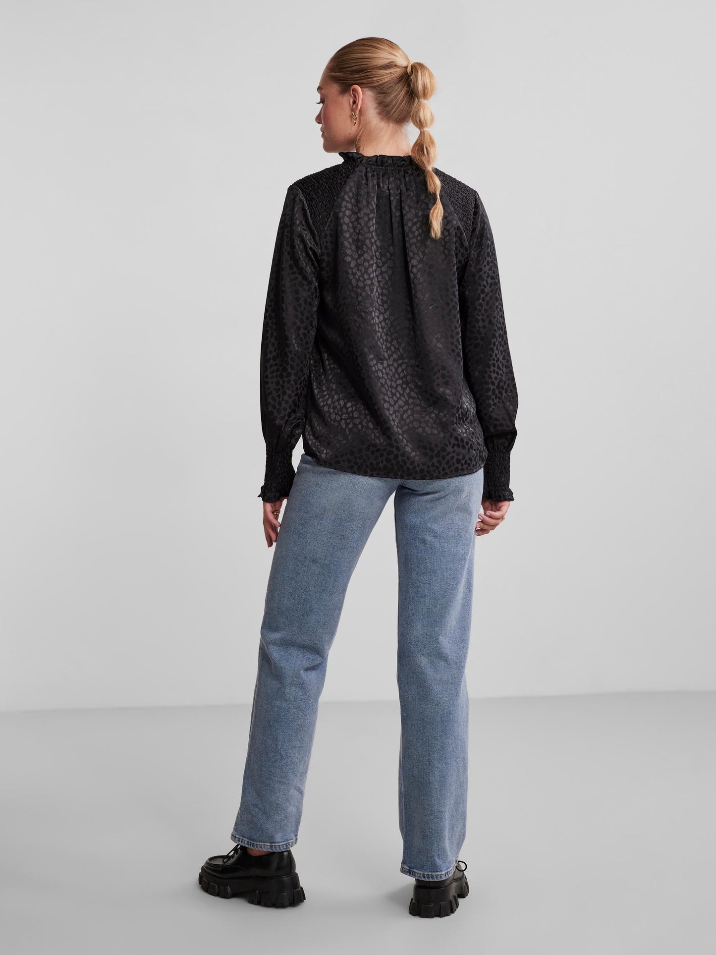 Diana Long Sleeved Top - Black