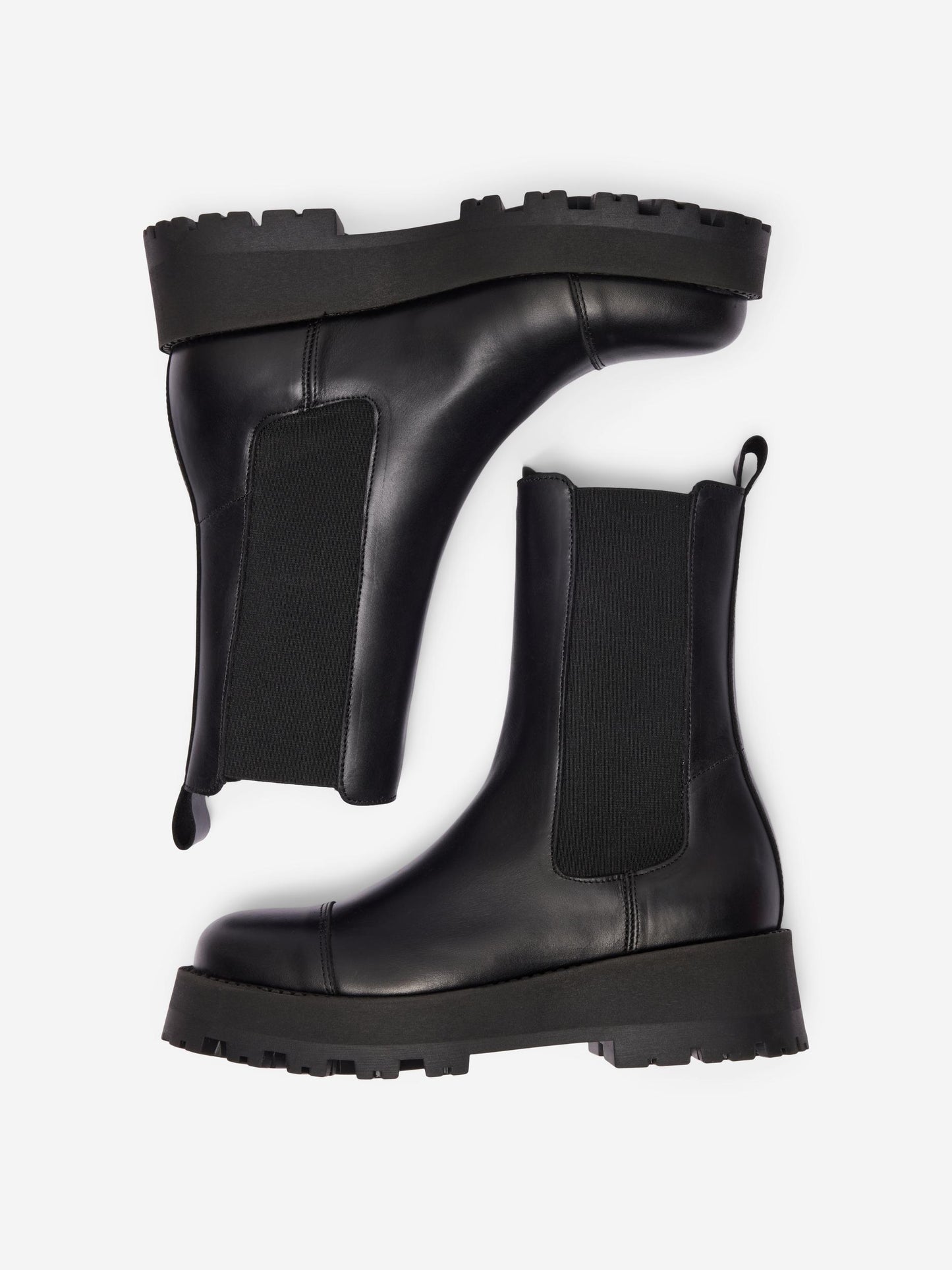 Cora Toe Cap Boots - Black