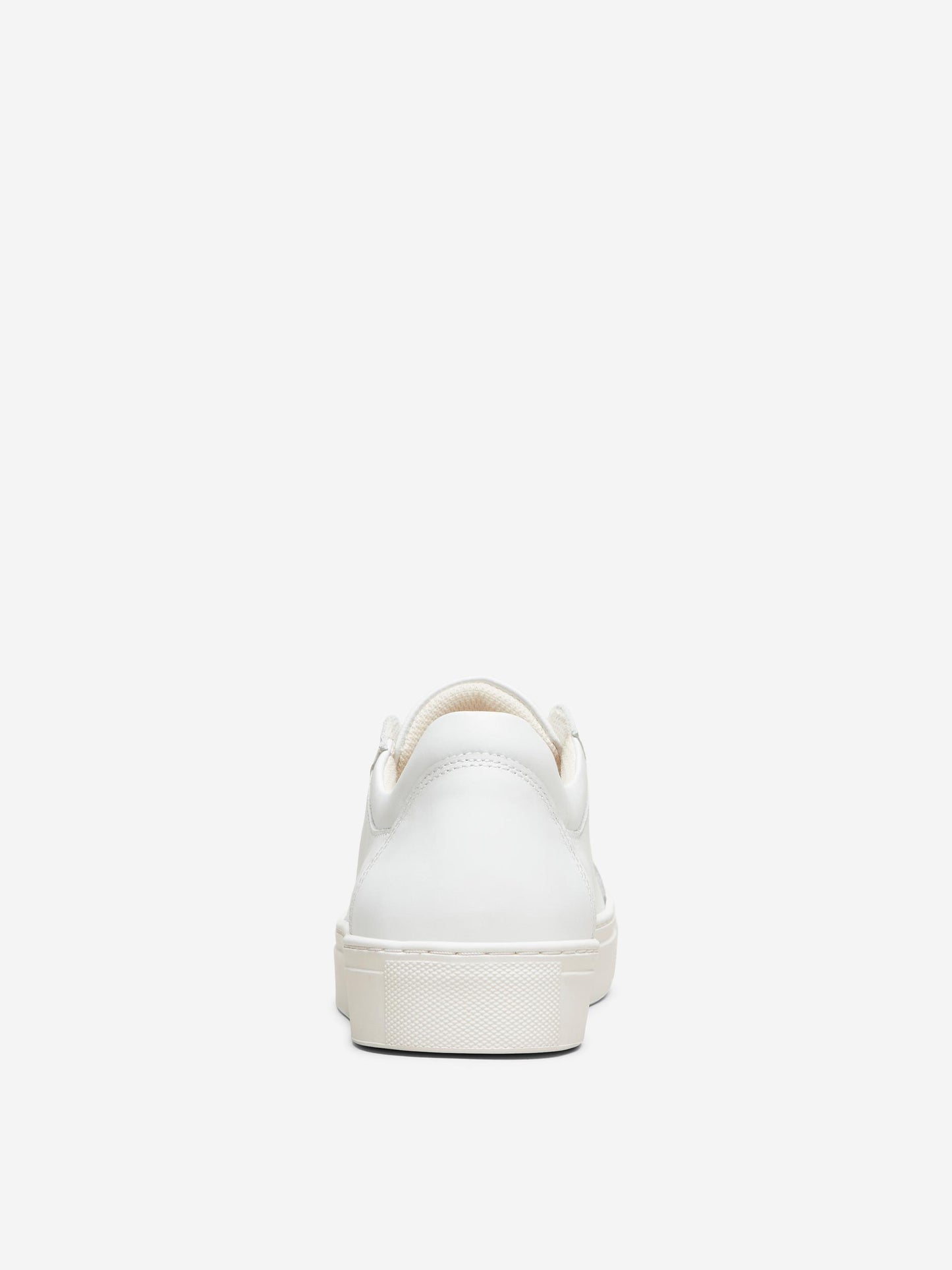 Emma Leather Trainers - White