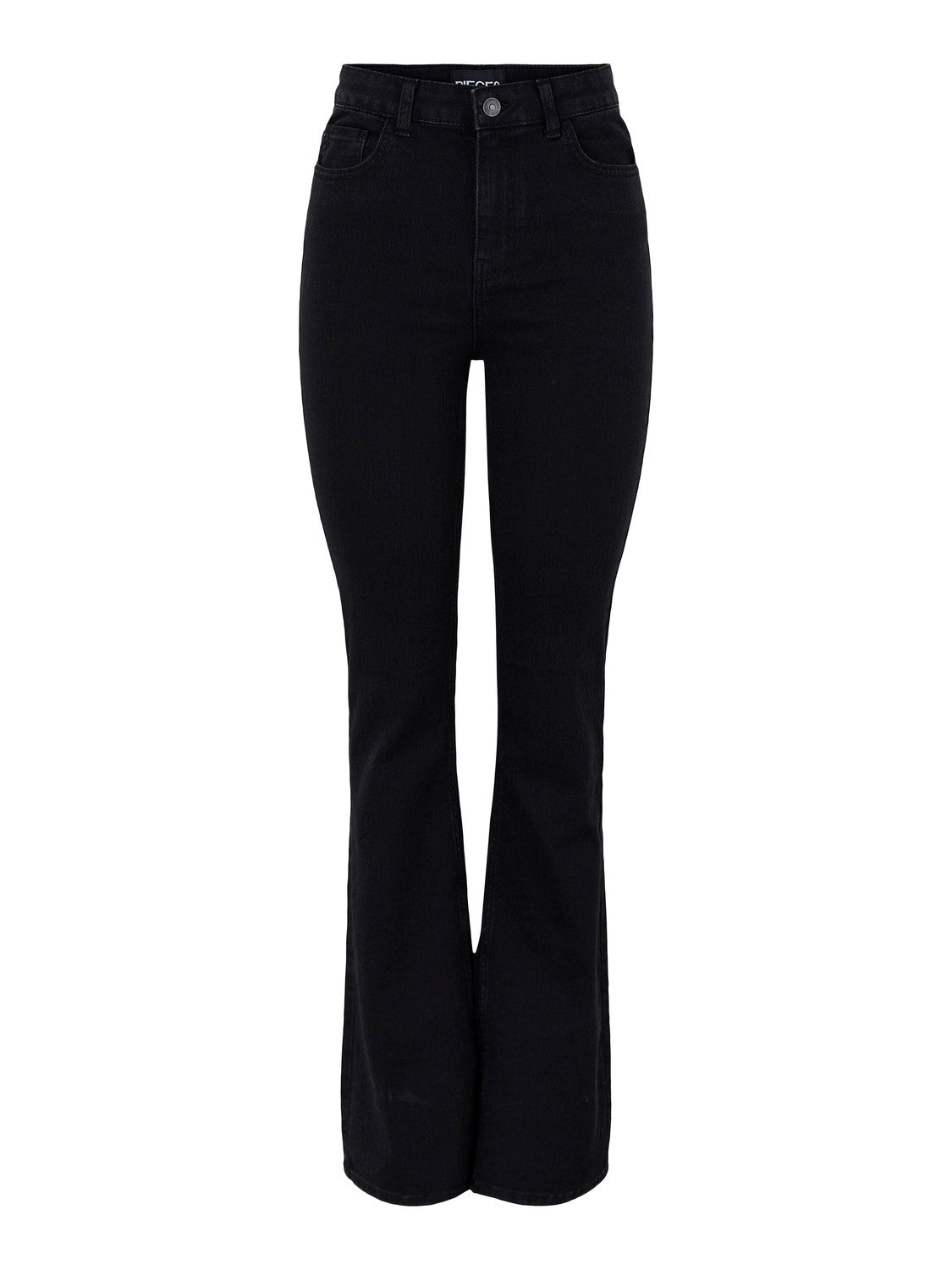 Peggy High Waisted Flared Jeans - Black