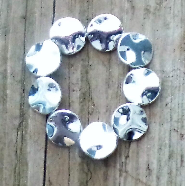 Disc Bracelet - Silver