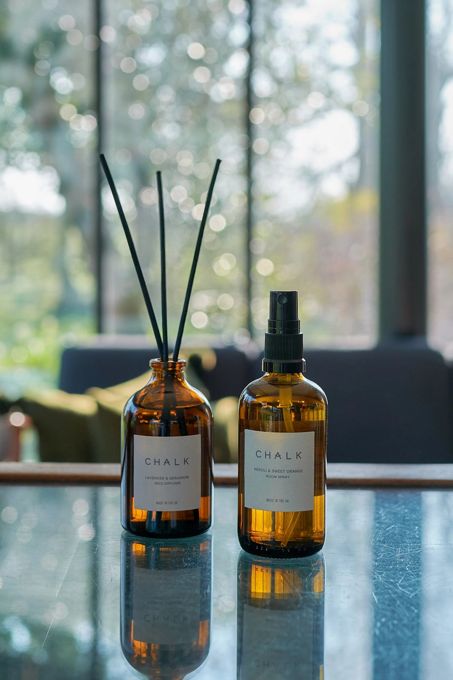 Chalk Uk Amber Glass Room & Pillow Spray - Neroli & Sweet Orange | 100ml