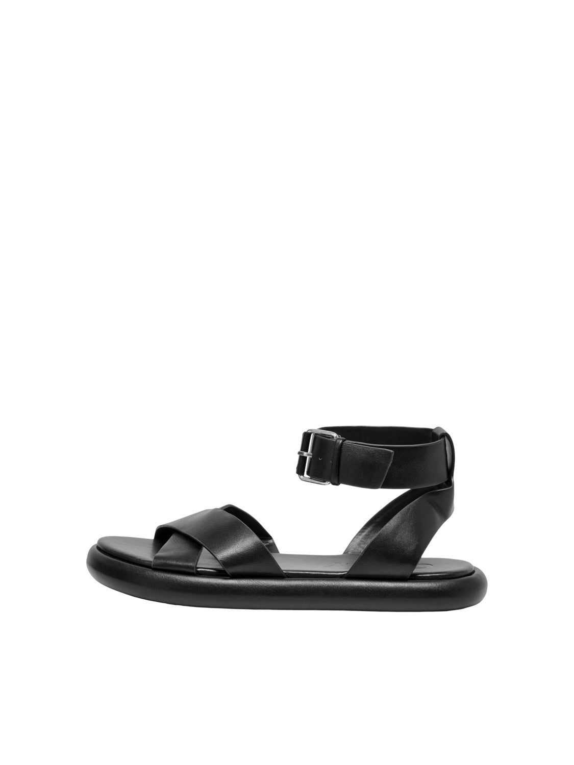 Montana PU Sandals - Black
