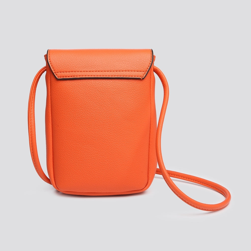 Cross Body PU Phone Bag - Yellow