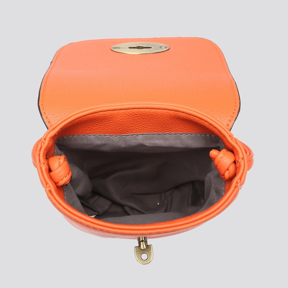 Cross Body PU Phone Bag - Yellow