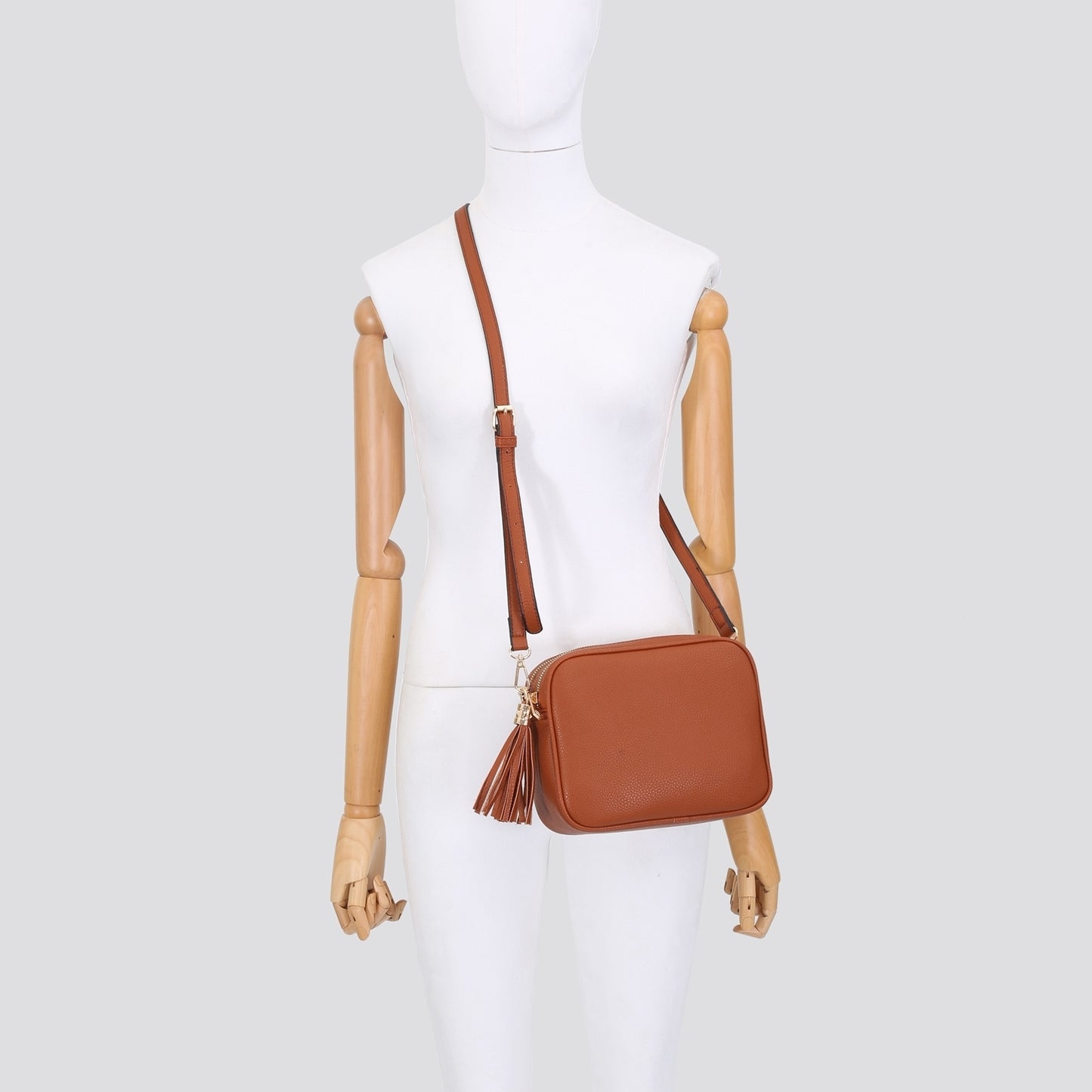 Double Zip Camera Bag - Black
