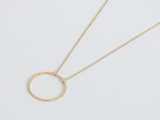 Helen Circle Necklace - Gold