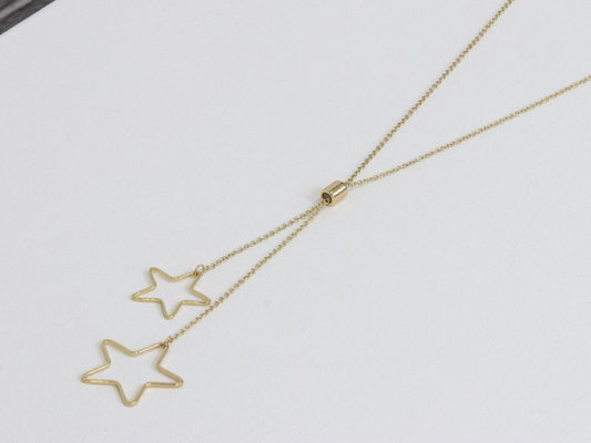 Megan Stars Necklace - Gold