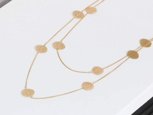 Sorsha Leaf Necklace - Gold