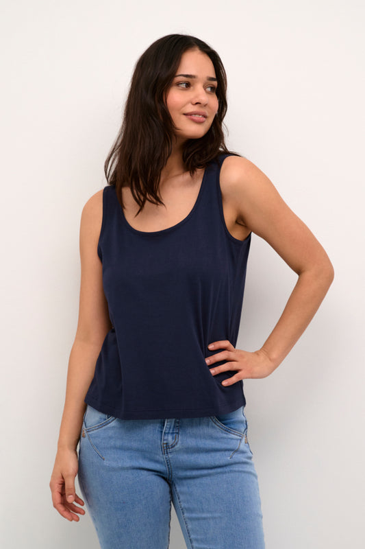 Naia Top - Navy Blazer