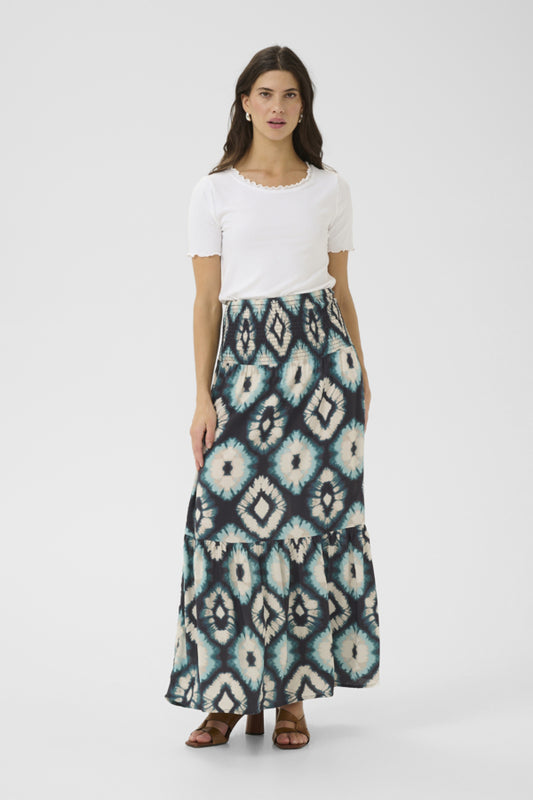 Tiah Skirt - Aqua Tie Dye