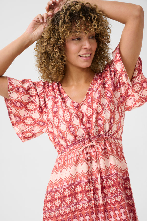 Tiah Dress - Ethnic Geometric