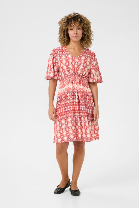 Tiah Dress - Ethnic Geometric