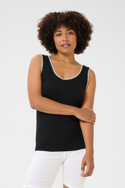 Ribba Top - Pitch Black