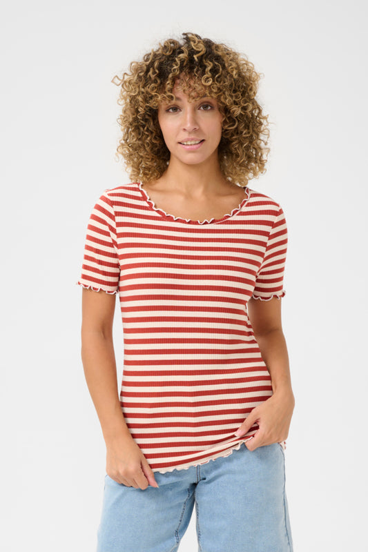Ribba Stripe T - Shirt - Bruschetta Stripe