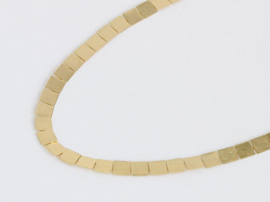 Corine Square Collar Necklace - Gold