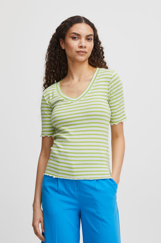 Sanna T-Shirt - Green Glow Mix