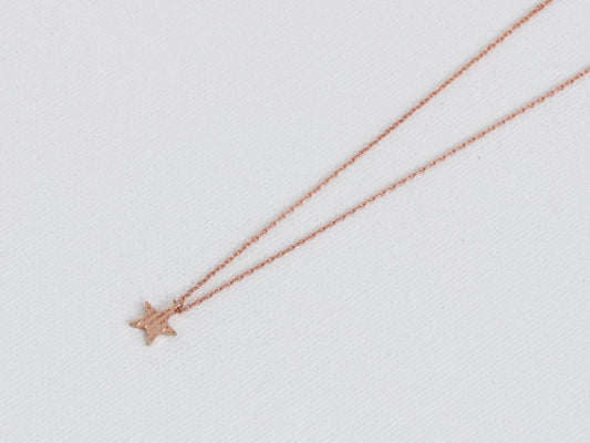 Larissa Star Necklace - Rose Gold