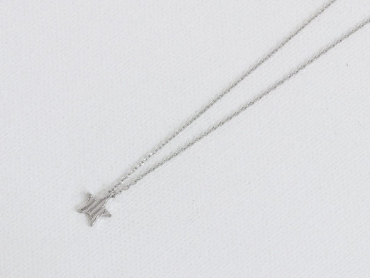 Larissa Star Necklace - Silver