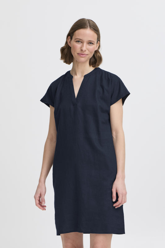 Falakka V-Neck Dress - Copenhagen Nights