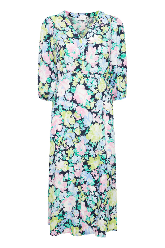 Flaka Dress - Green Glow Mix