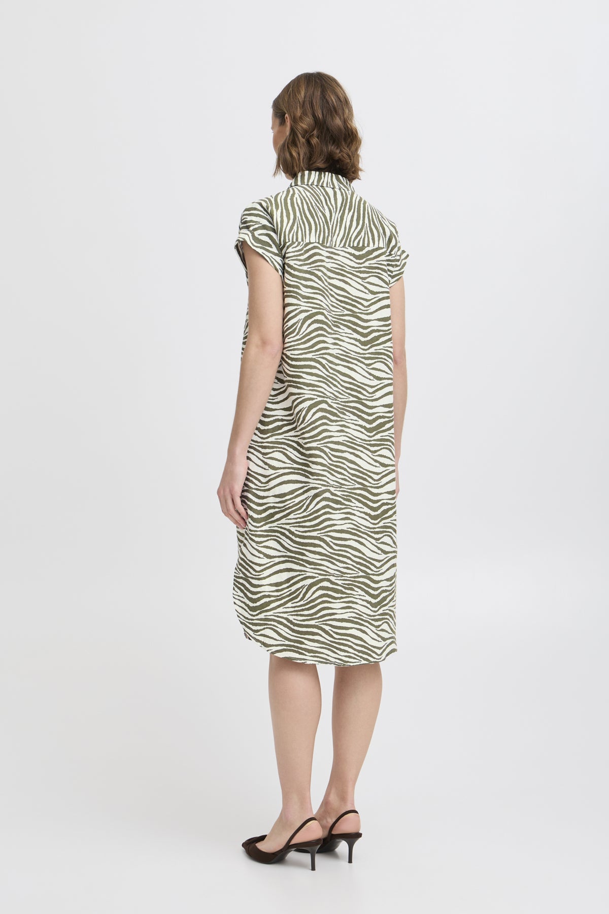 Falakka Shirt Dress - Animal Kalamata