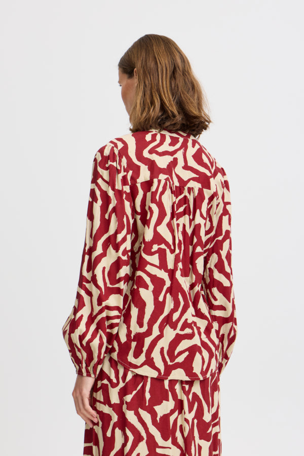 Josa Shirt - Pomegranate