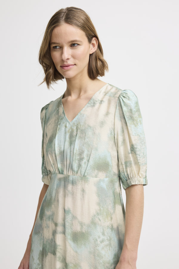 Ibine Dress - Blue Haze Blur