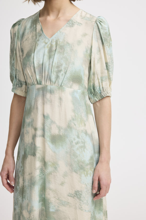 Ibine Dress - Blue Haze Blur