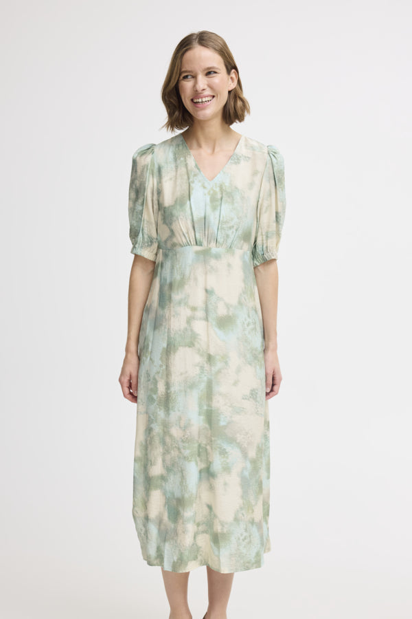 Ibine Dress - Blue Haze Blur
