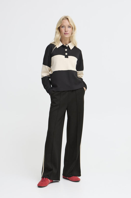 Pusti Contrast Pants - Meteorite