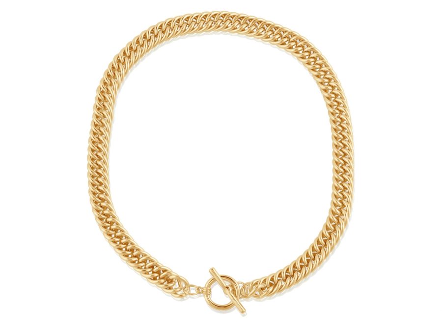 Molly Curb Necklace - Gold