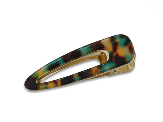 Layla Oversized Resin Hair Clip - Tortoise