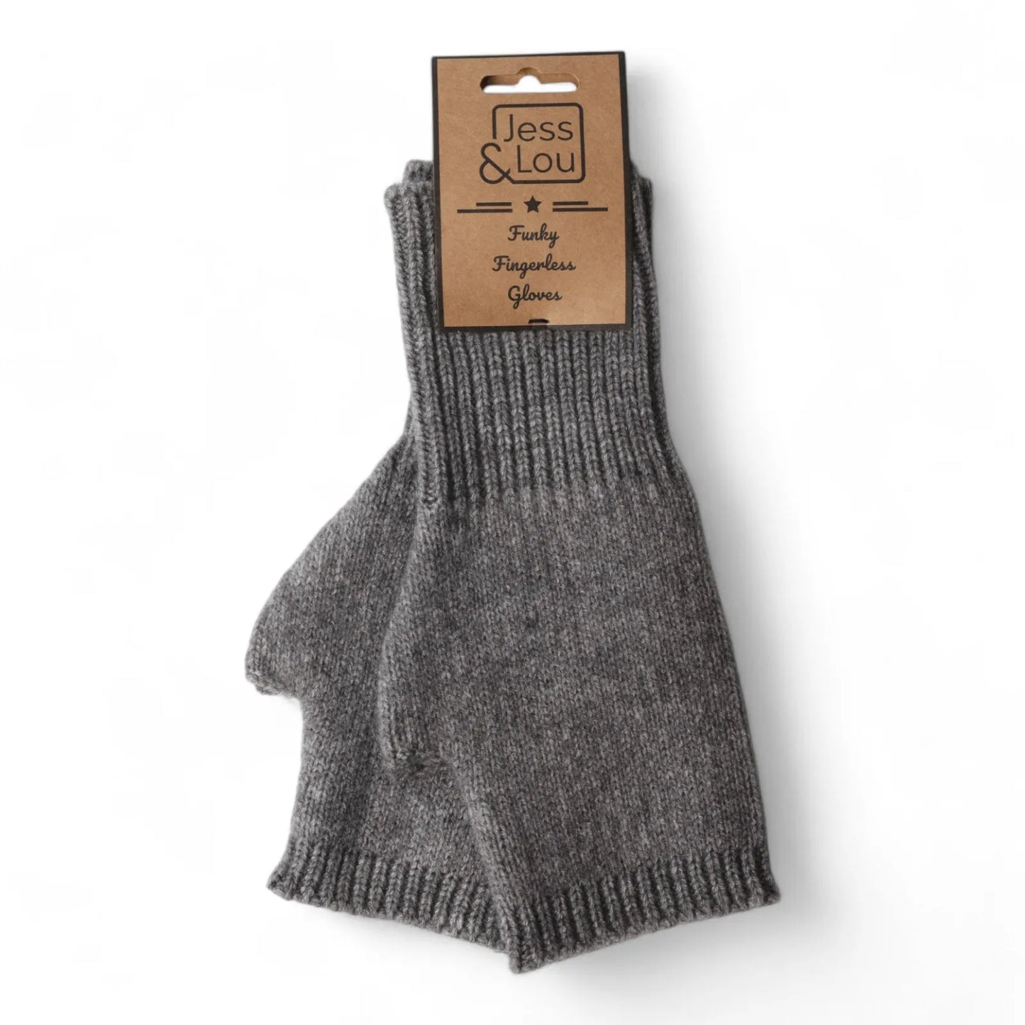 Cosy Fingerless Gloves - Charcoal