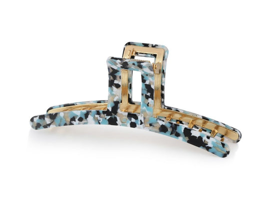 Erica Resin Outline Hairclip - Blue