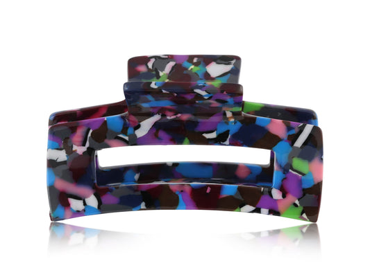 Celine Resin Bulldog Hair Clip - Purple/Blue