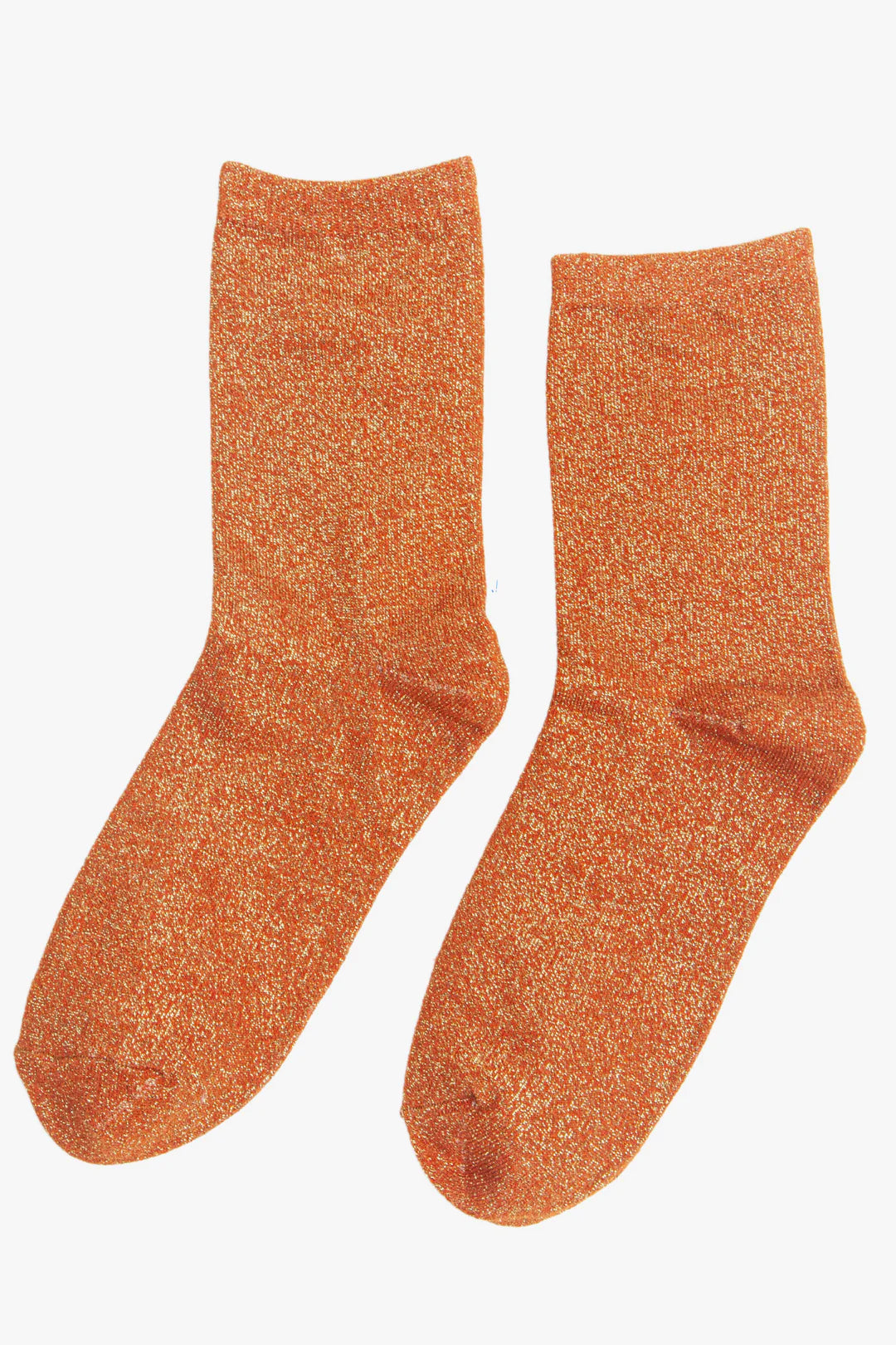 Glitter Socks - Burnt Orange