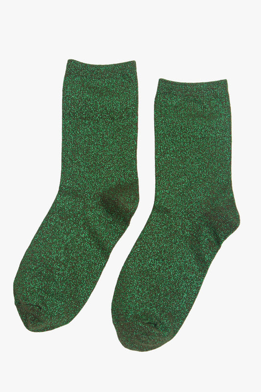 Glitter Socks - Khaki