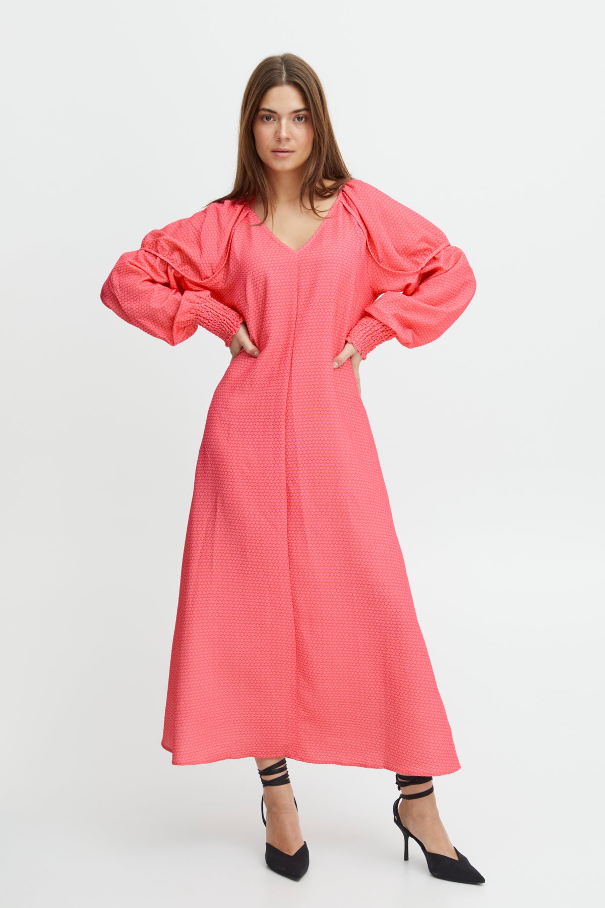 Savino Dress - Pink Printed
