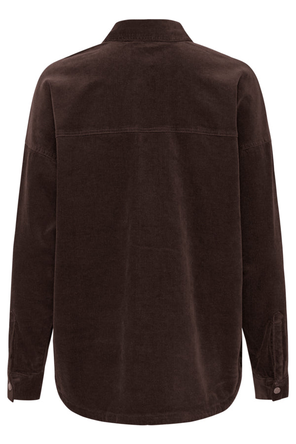Sally Oversized Shirt - Espresso