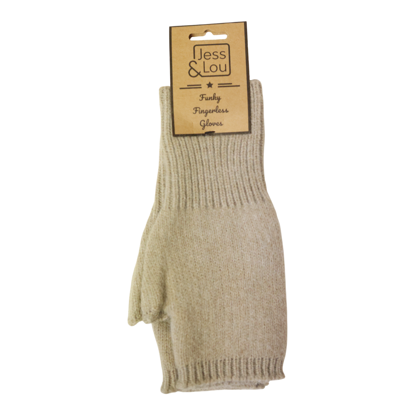 Cosy Fingerless Gloves - Oatmeal