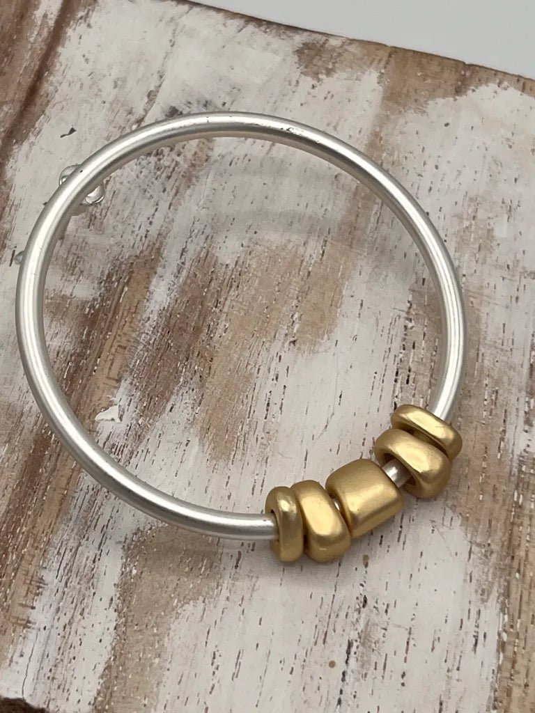 Beaded Hoop Earrings - Mix