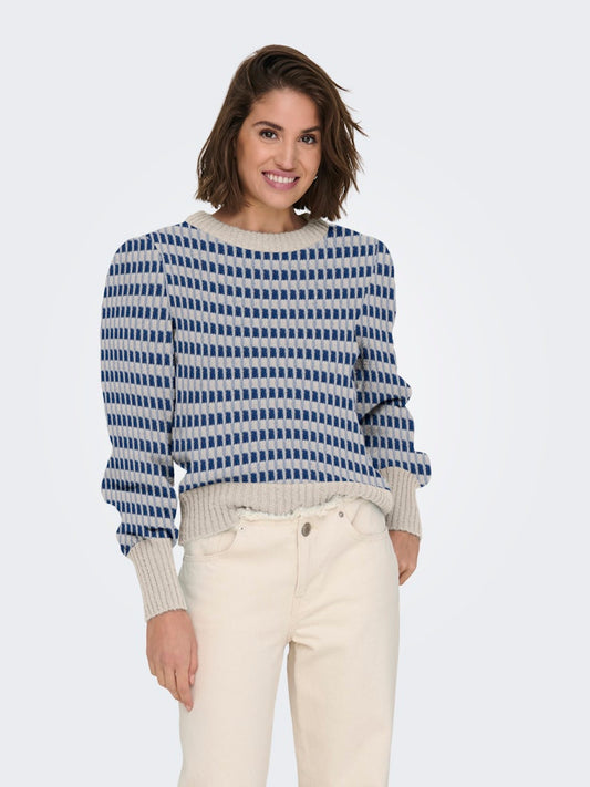 Sigrid Life Knit - Medieval Blue Check