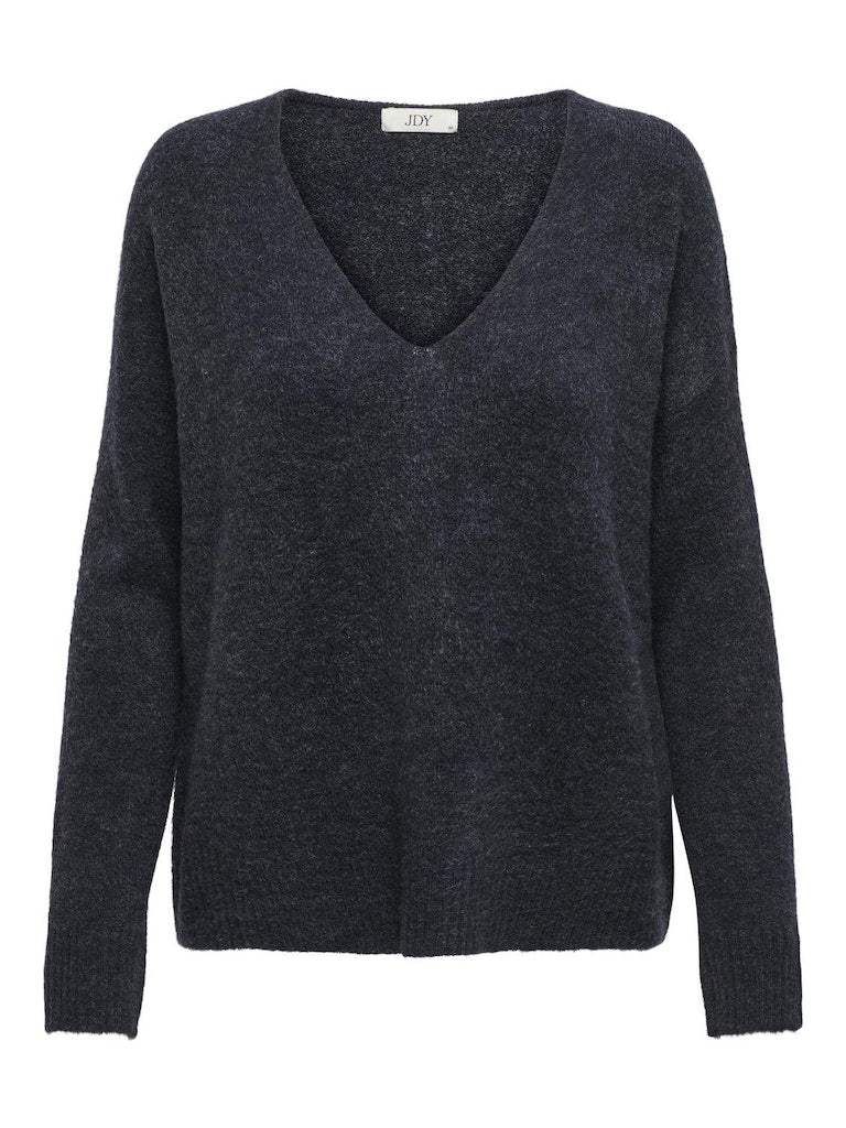 Elenora V-Neck Pullover - Night Sky