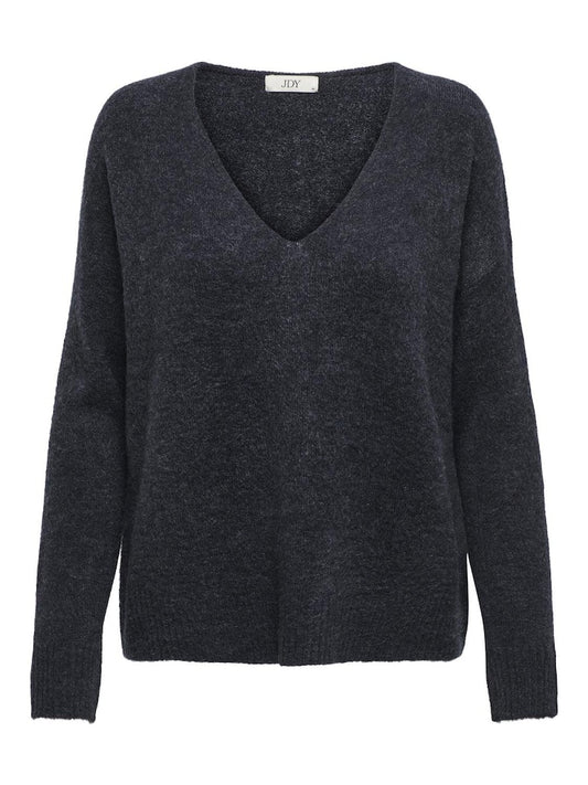 Elenora V-Neck Pullover - Night Sky