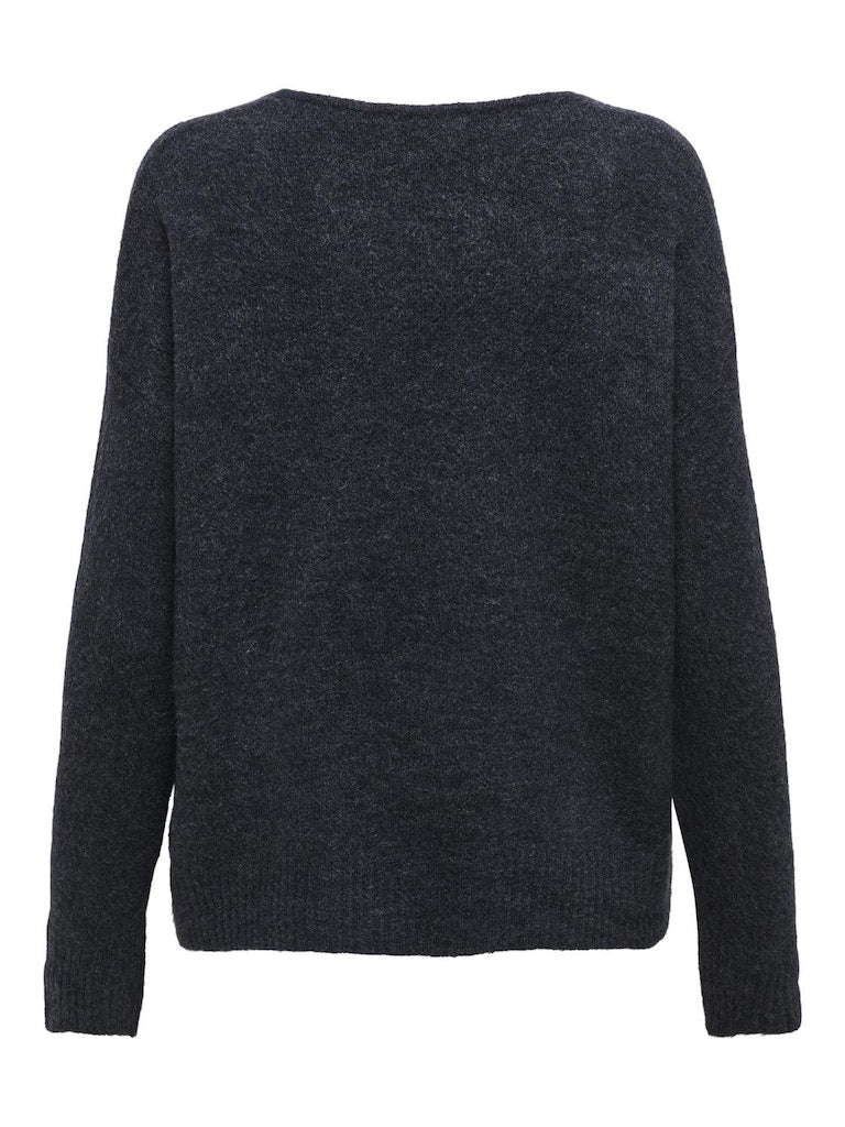 Elenora V-Neck Pullover - Night Sky