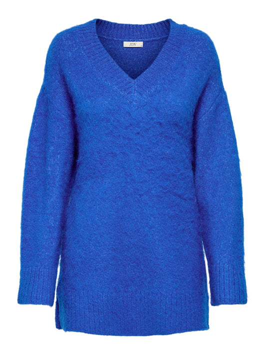 Rebecca V-Neck Knit - Skydiver Melange