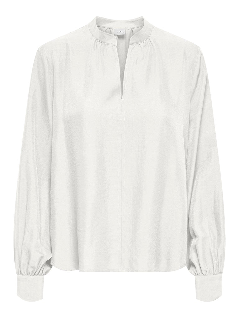 Celeste V-Neck Top - Cloud Dancer